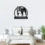 Personalized British Bulldog Metal Sign