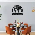 Personalized British Bulldog Metal Sign