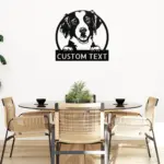 Personalized Brittany Dog Metal Sign