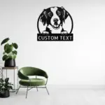 Personalized Brittany Dog Metal Sign