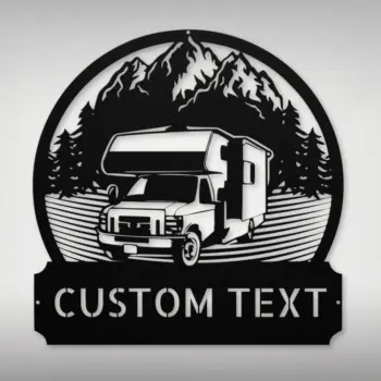 Personalized Camper Metal Sign
