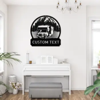 Personalized Camper Metal Sign