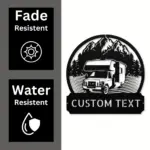 Personalized Camper Metal Sign