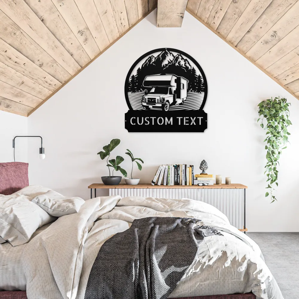 Personalized Camper Metal Sign Personalized Camper Metal Sign