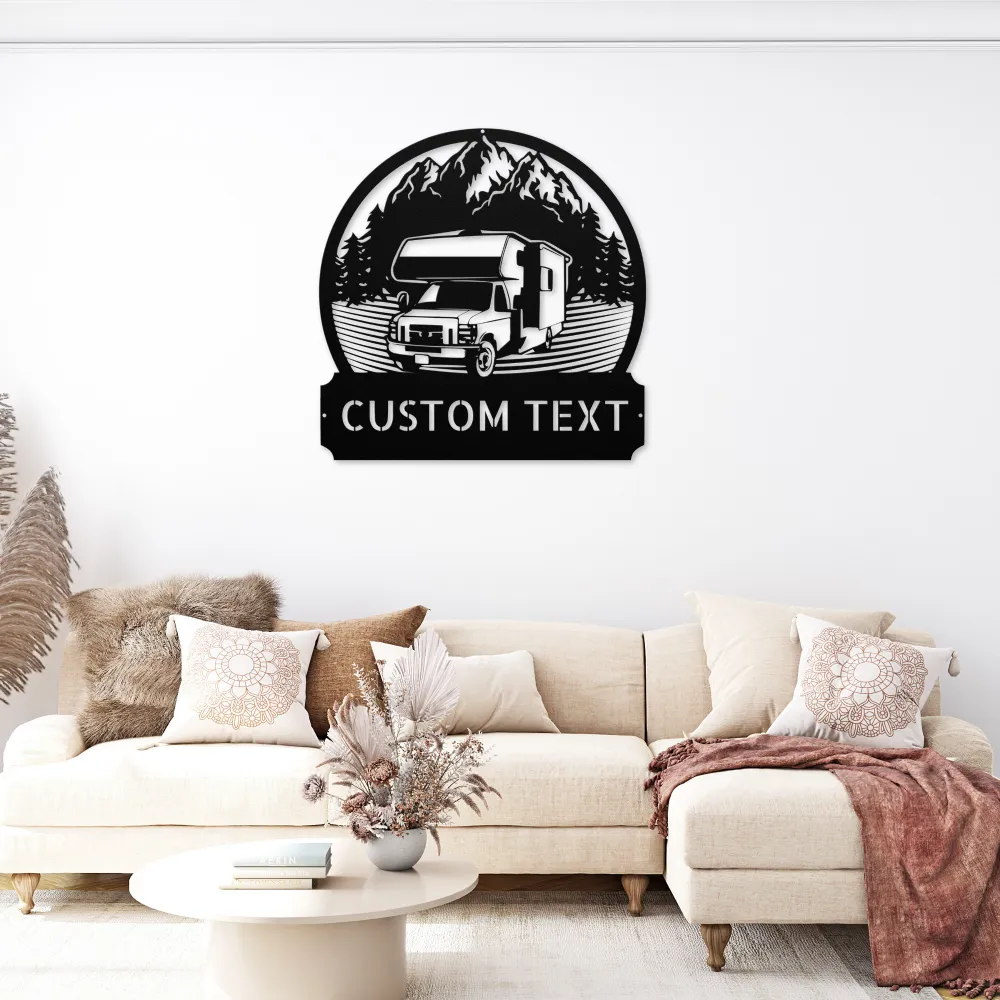Personalized Camper Metal Sign Personalized Camper Metal Sign