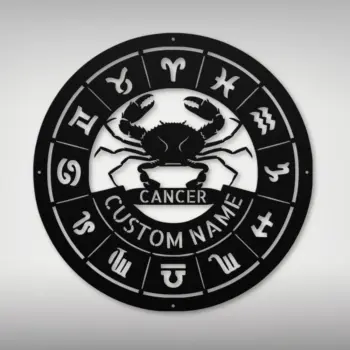 Personalized Cancer Metal Sign