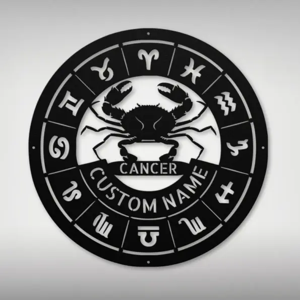 Personalized Cancer Metal Sign