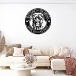 Personalized Cane Corso Dog Metal Sign