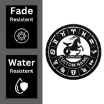Personalized Capricorn Metal Sign