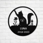Personalized Cat Memorial Metal Sign