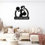 Personalized Cheerleader Metal Sign