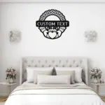 Personalized Claddagh Crest Metal Sign