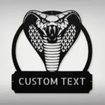 Personalized Cobra Metal Sign