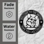 Personalized Corgi Dog Metal Sign