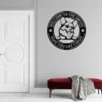 Personalized Corgi Dog Metal Sign