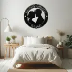 Personalized Couple Metal Art Sign