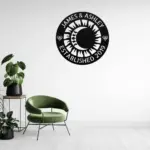 Personalized Couple Moon Sun Metal Sign