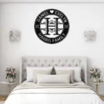 Personalized Couple Name Metal Sign