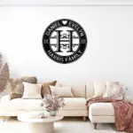 Personalized Couple Name Metal Sign