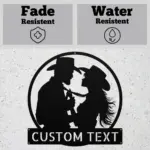 Personalized Cowboy Cowgirl Metal Sign