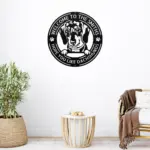 Personalized Dachshund Metal Sign