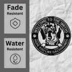 Personalized Dachshund Metal Sign