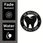 Personalized Dental Metal Sign