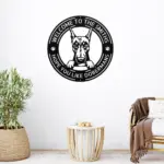 Personalized Doberman Metal Sign