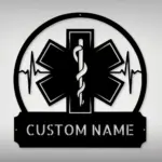 Personalized Emt Metal Sign