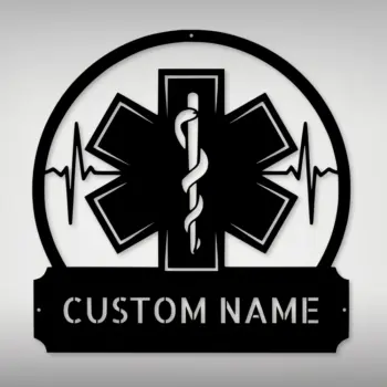 Personalized Emt Metal Sign