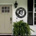 Personalized English Bulldog Metal Sign