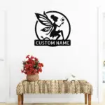 Personalized Fairy Metal Art Sign