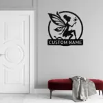 Personalized Fairy Metal Art Sign