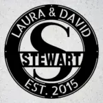 Personalized Family Name Metal Sign