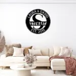 Personalized Family Name Metal Sign