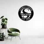 Personalized Family Name Metal Sign