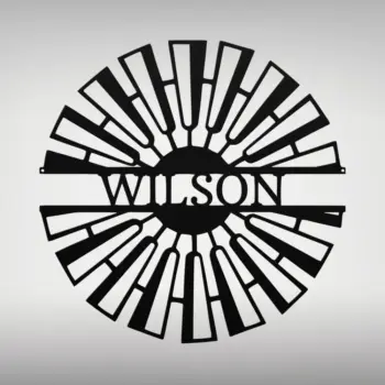 Personalized Fancy Windmill Metal Sign