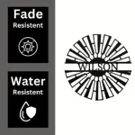 Personalized Fancy Windmill Metal Sign