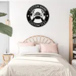 Personalized Firefighter Metal Sign