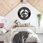 Personalized Fish Metal Art Sign