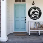 Personalized Fish Metal Art Sign