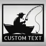 Personalized Fisherman Boat Metal Sign