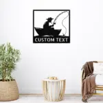 Personalized Fisherman Boat Metal Sign