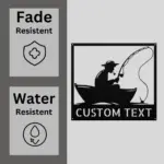 Personalized Fisherman Boat Metal Sign