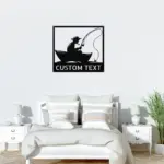 Personalized Fisherman Boat Metal Sign