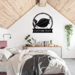 Personalized Flounder Fish Metal Sign