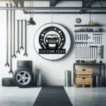 Personalized Garage Tools Metal Sign