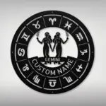 Personalized Gemini Metal Sign