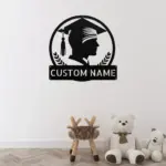Personalized Graduation Cap Metal Sign