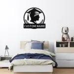 Personalized Graduation Cap Metal Sign